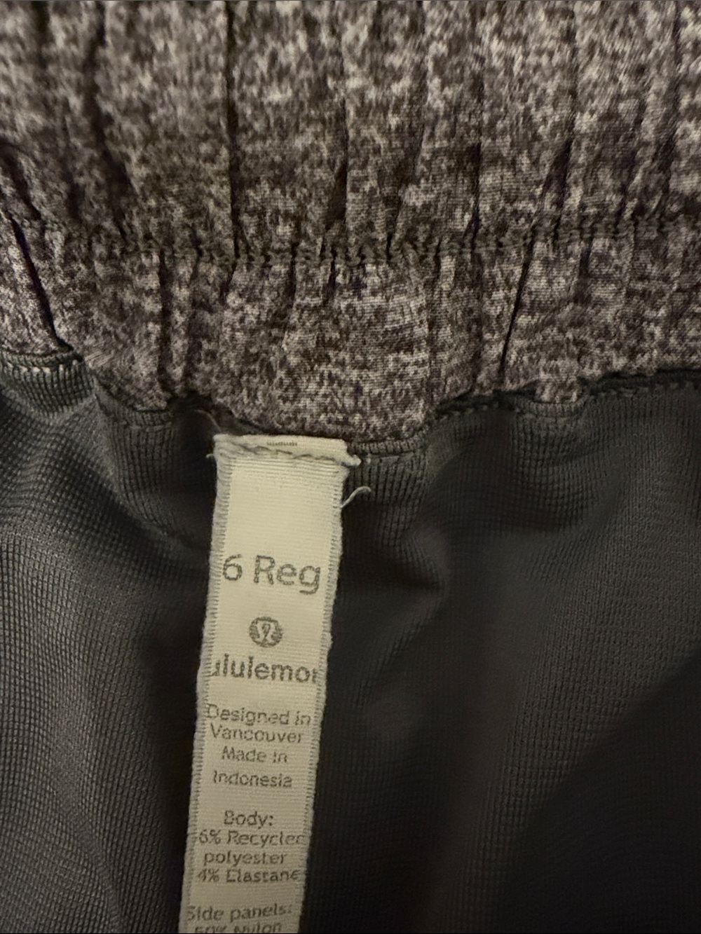 lululemon athletica Heather Gray Athletic Lounge Shorts - Picture 2 of 3